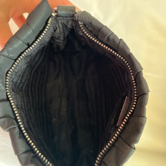 Prada Tessuto Gaufre Mini Bag - ruched- vintage and rare - Picture 8 of 8